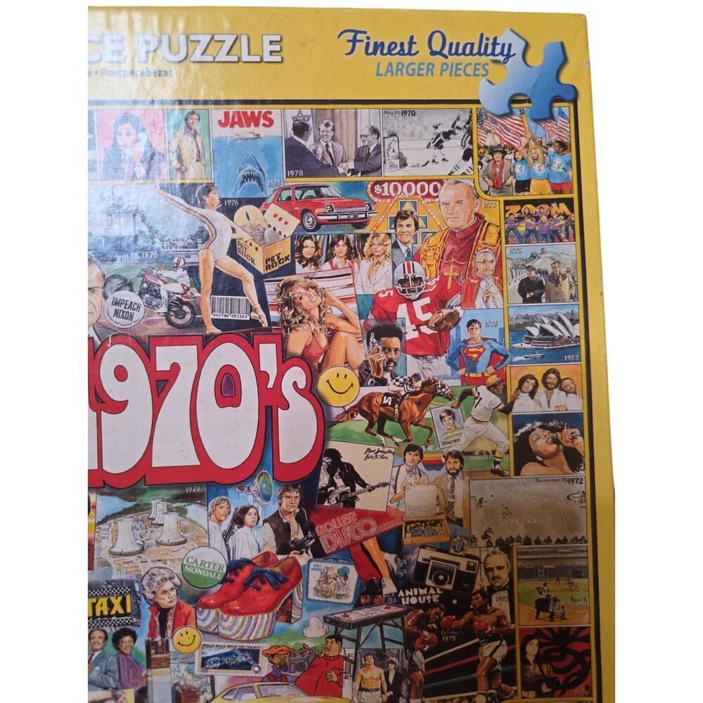 The 1970's - 1000 pc. Puzzle - White Mountain - NEW - Picture 5 of 9